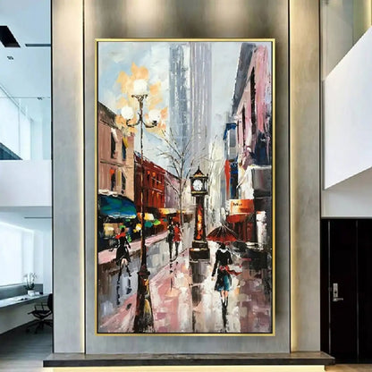Hand Painted Cityscape