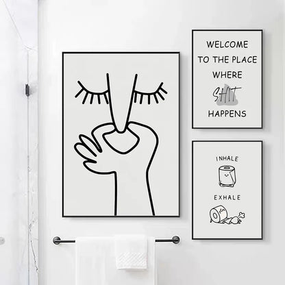 Abstract Humor (Sh*t Edition) Posters