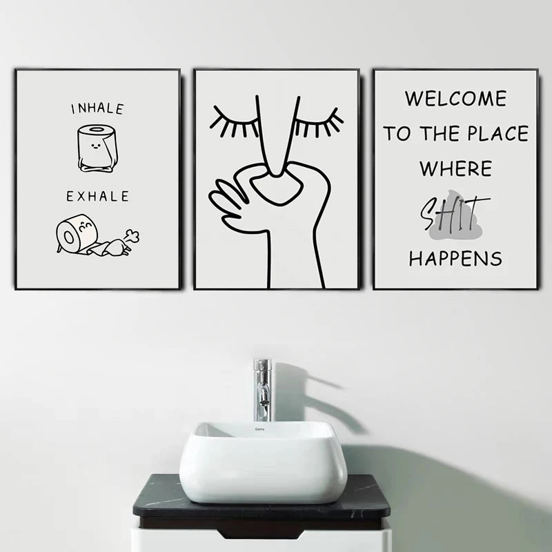 Abstract Humor (Sh*t Edition) Posters