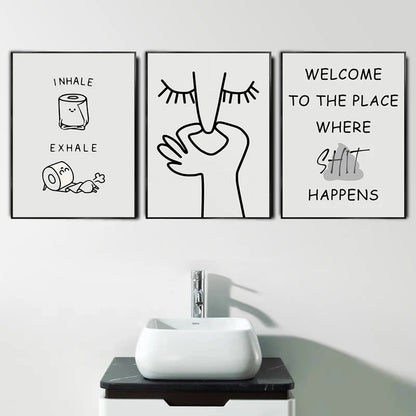 Abstract Humor (Sh*t Edition) Posters
