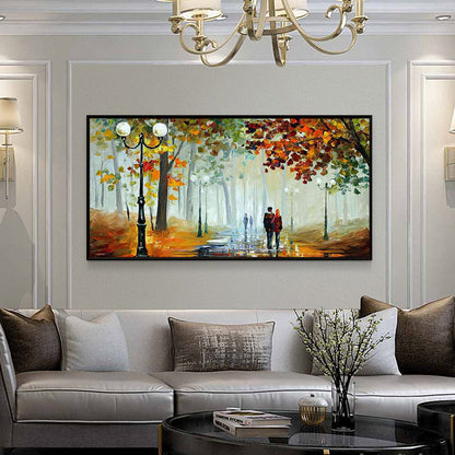 Love In the Air 3D Oil Painting Handmade