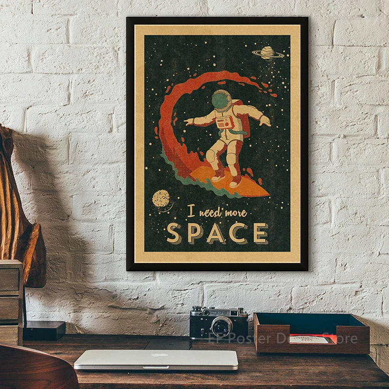 Space Travel Poster