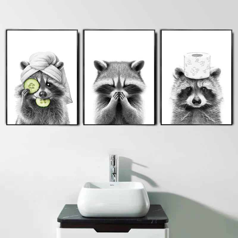FunnyMal Bathroom Poster