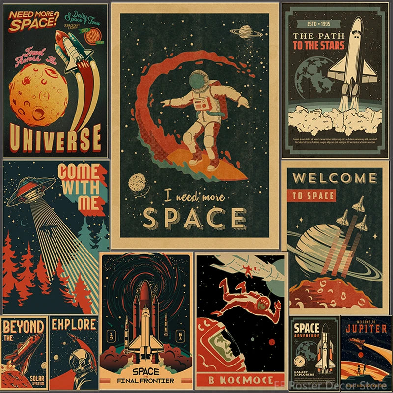 Space Travel Poster