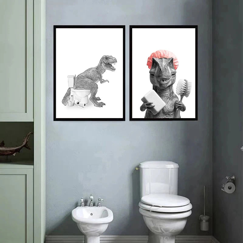 FunnyMal Bathroom Poster
