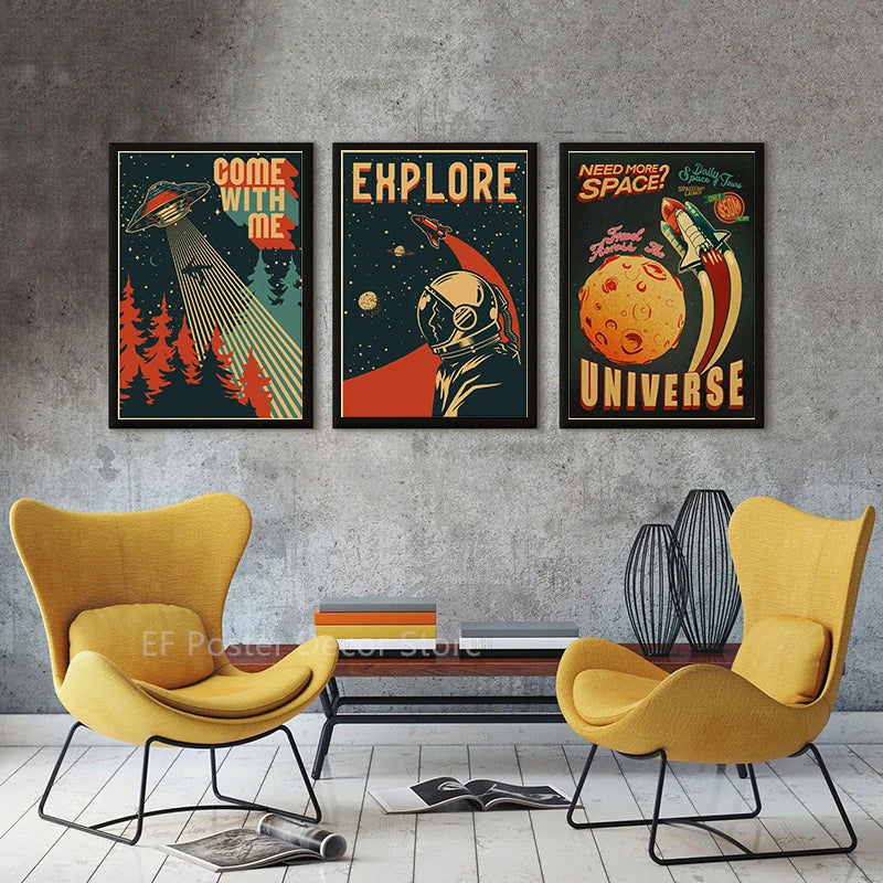 Space Travel Poster